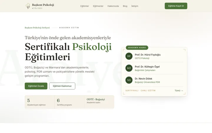 Psychology Education & Clinic · forgehouse